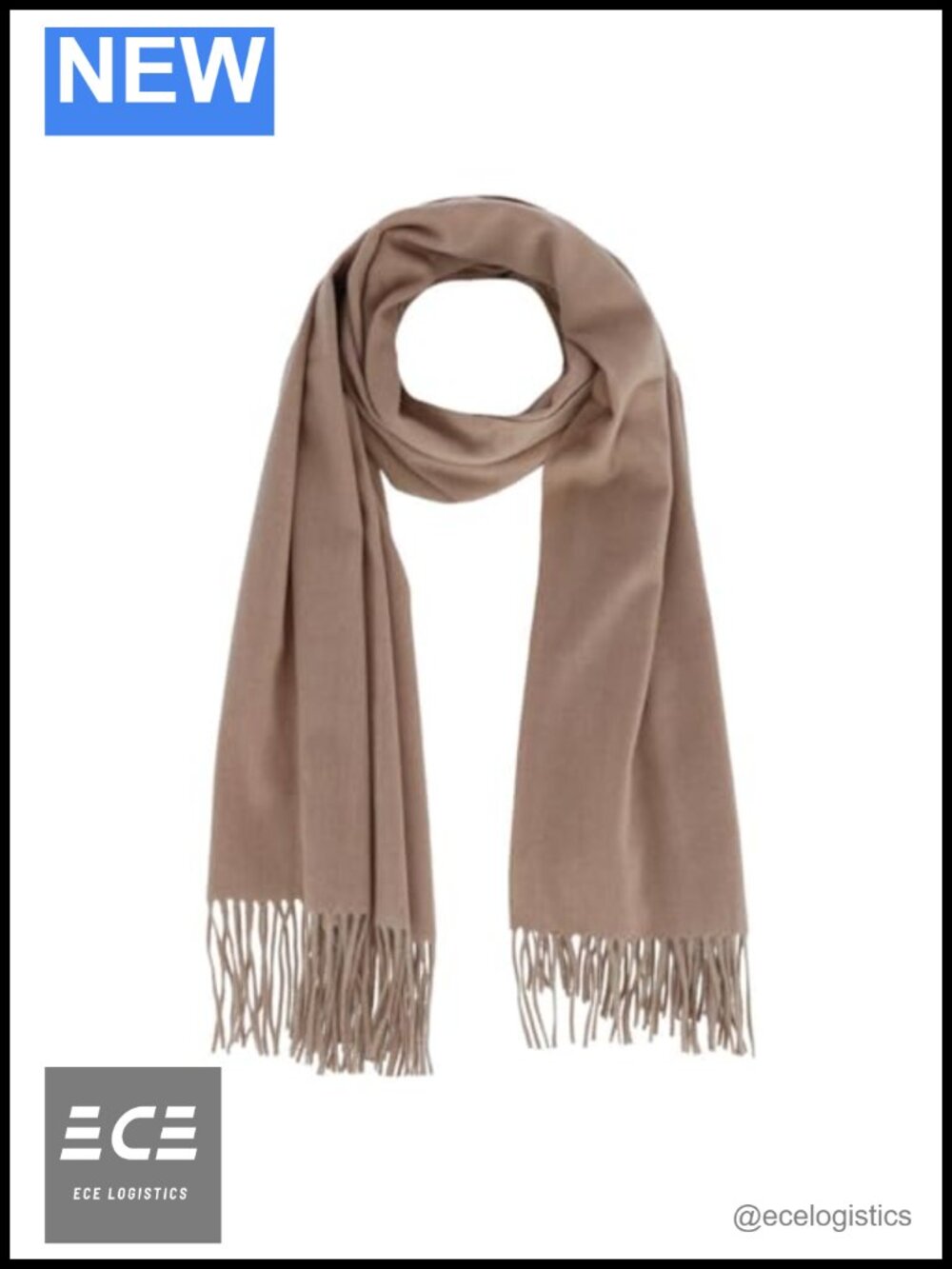 Heavyweight Solid Pashmina Scarf Shawl Fringe Warm Wrap